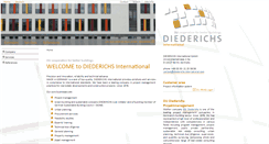 Desktop Screenshot of diederichs-international.com